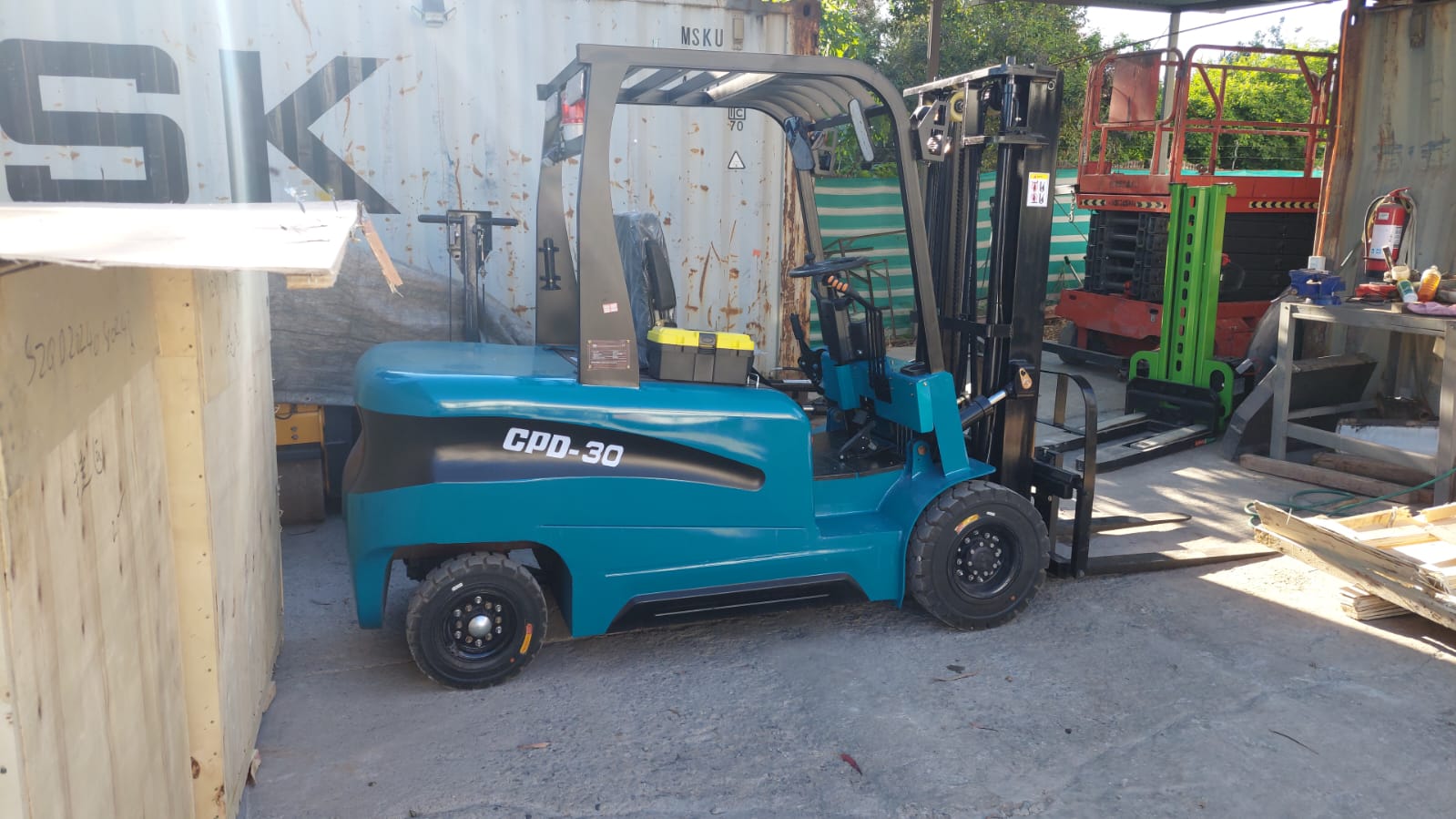 Grua horquilla