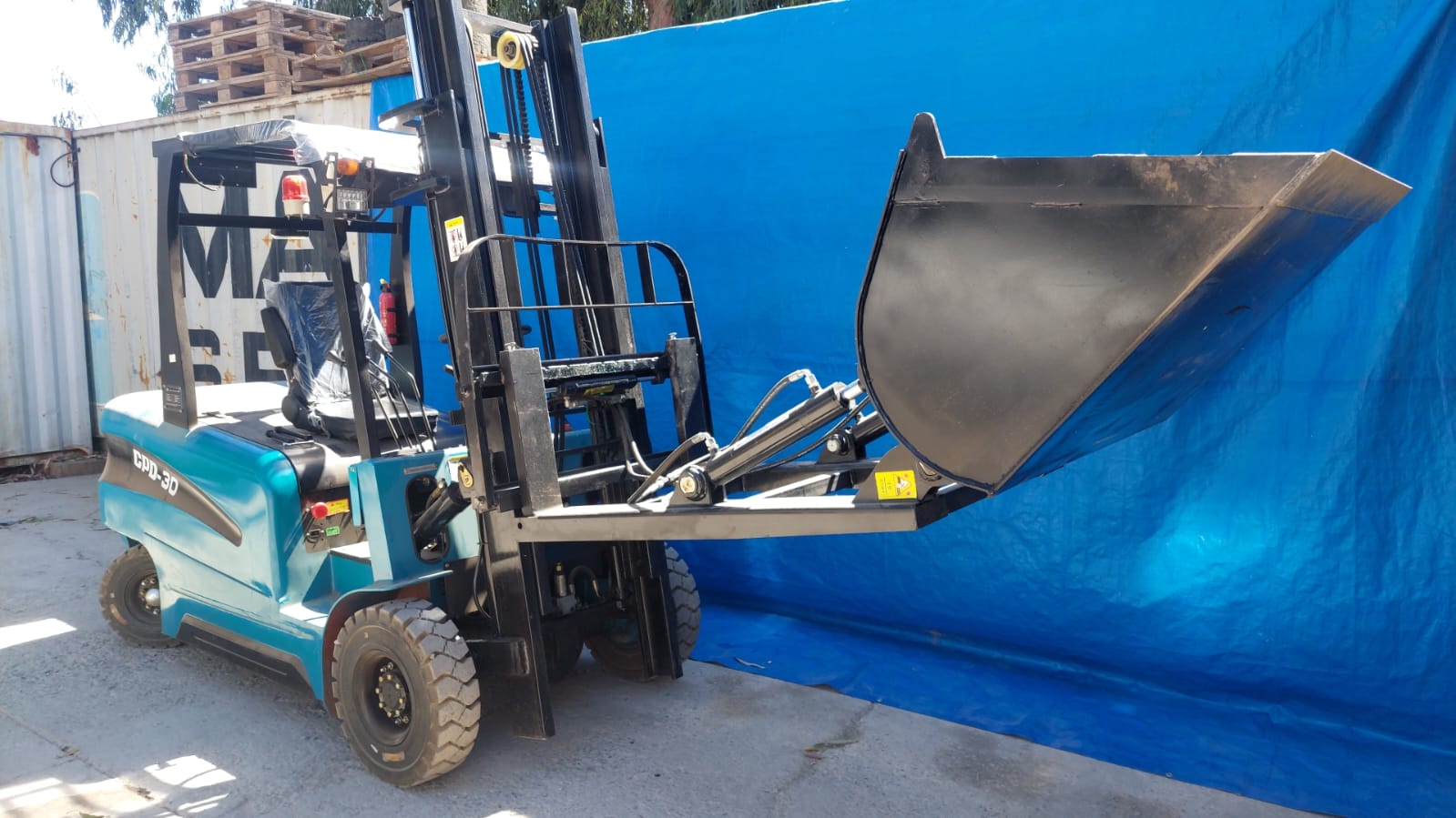Grua horquilla